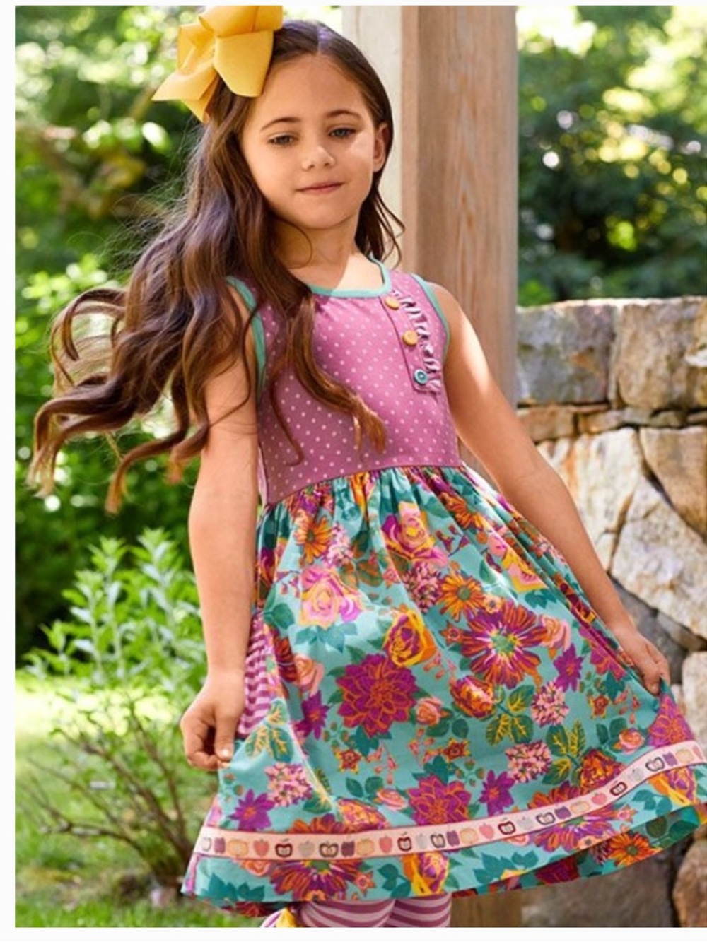 Matilda Jane size 8 Moments with you Picture Day Dress Pink Floral